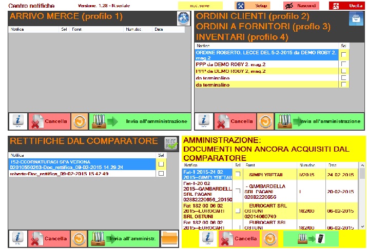 Centro notifiche